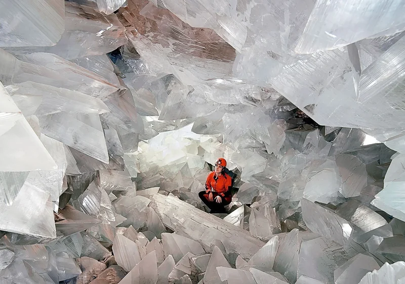 Cristales de la Geoda Gigante de Pulpí